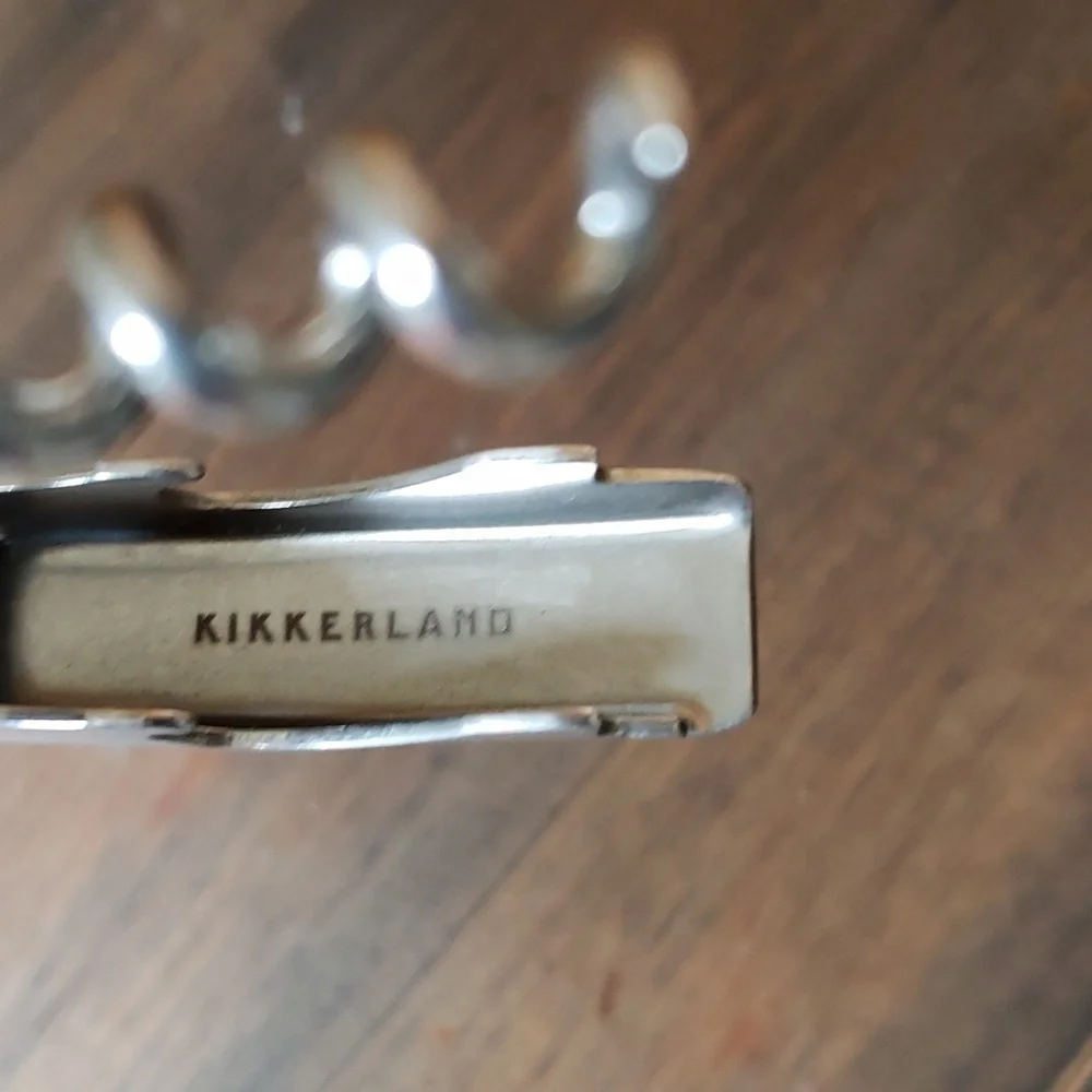 Kikkerland Lightwood Fish Corkscrew Utility Knife